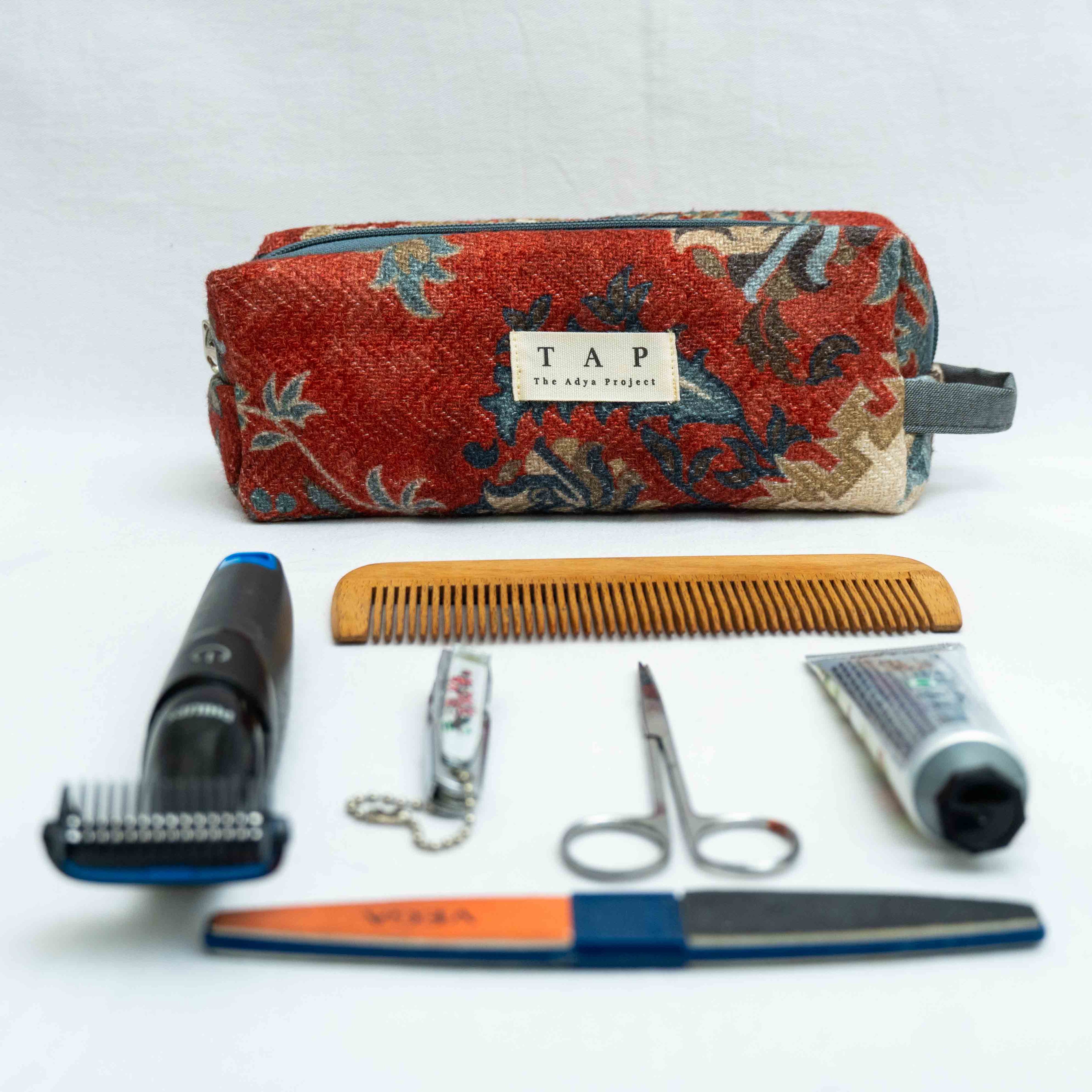 Crimson Bloom Pouch - Chandigarh First