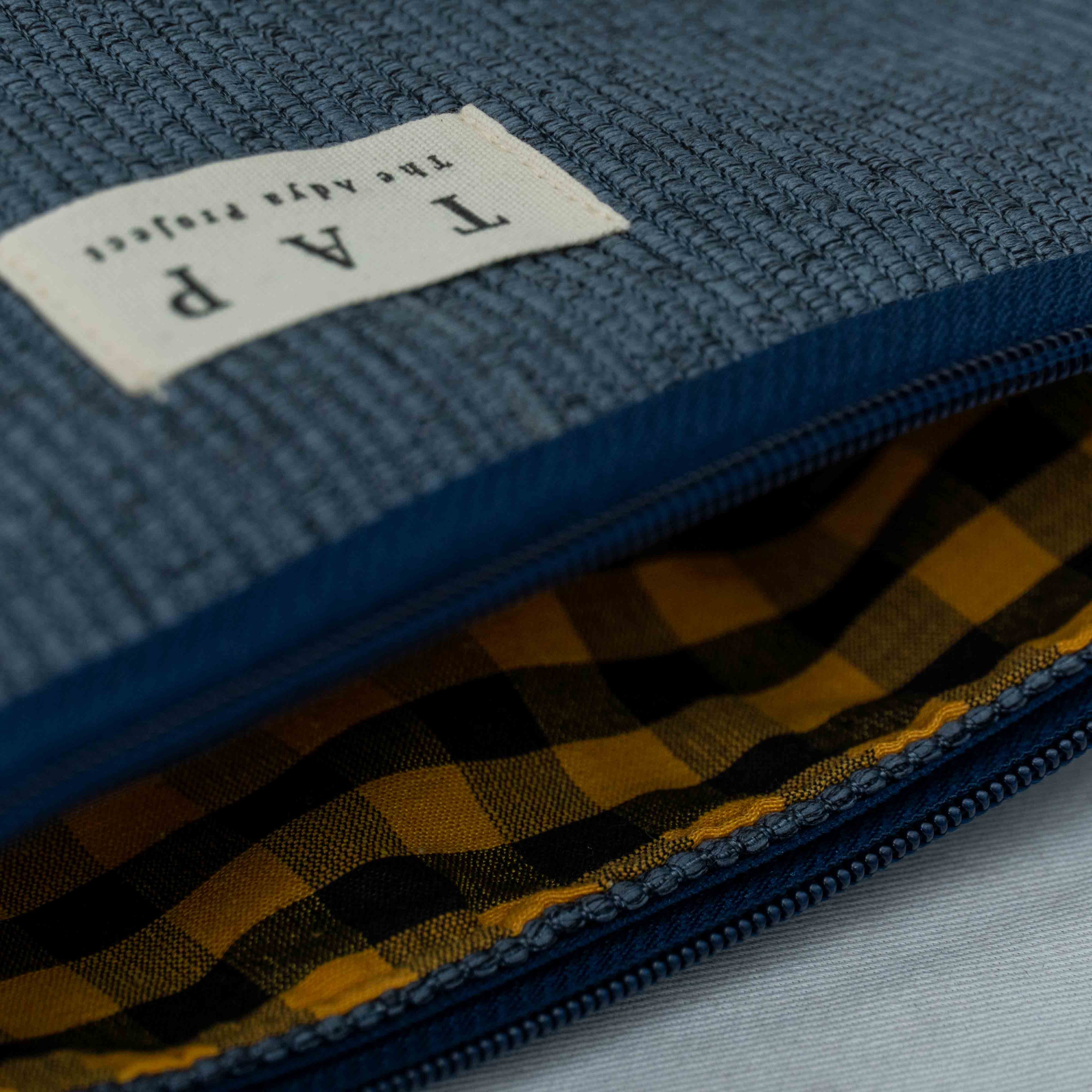 Corduroy Blue Pouch - Chandigarh First