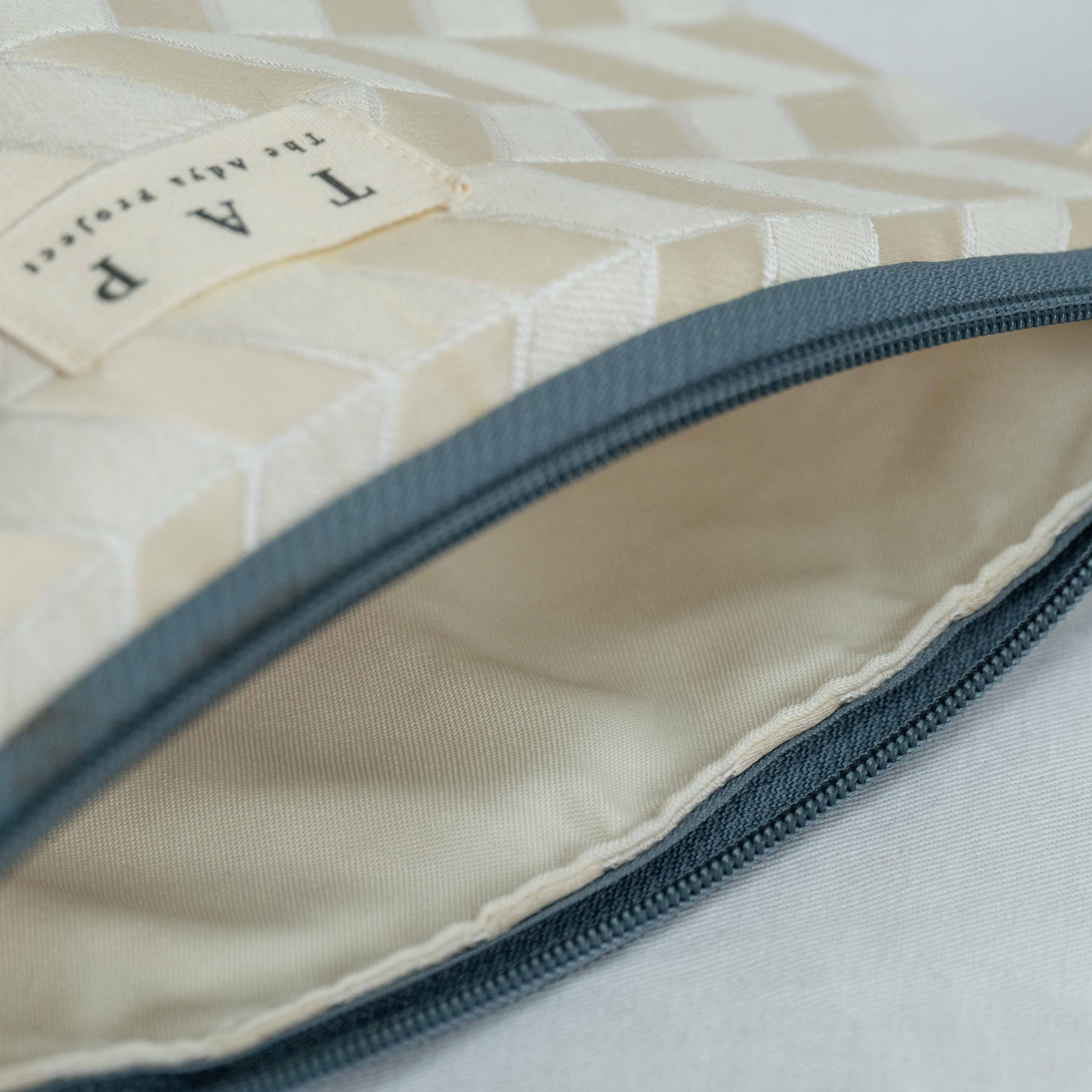 Golden Geometric Pouch - Chandigarh First