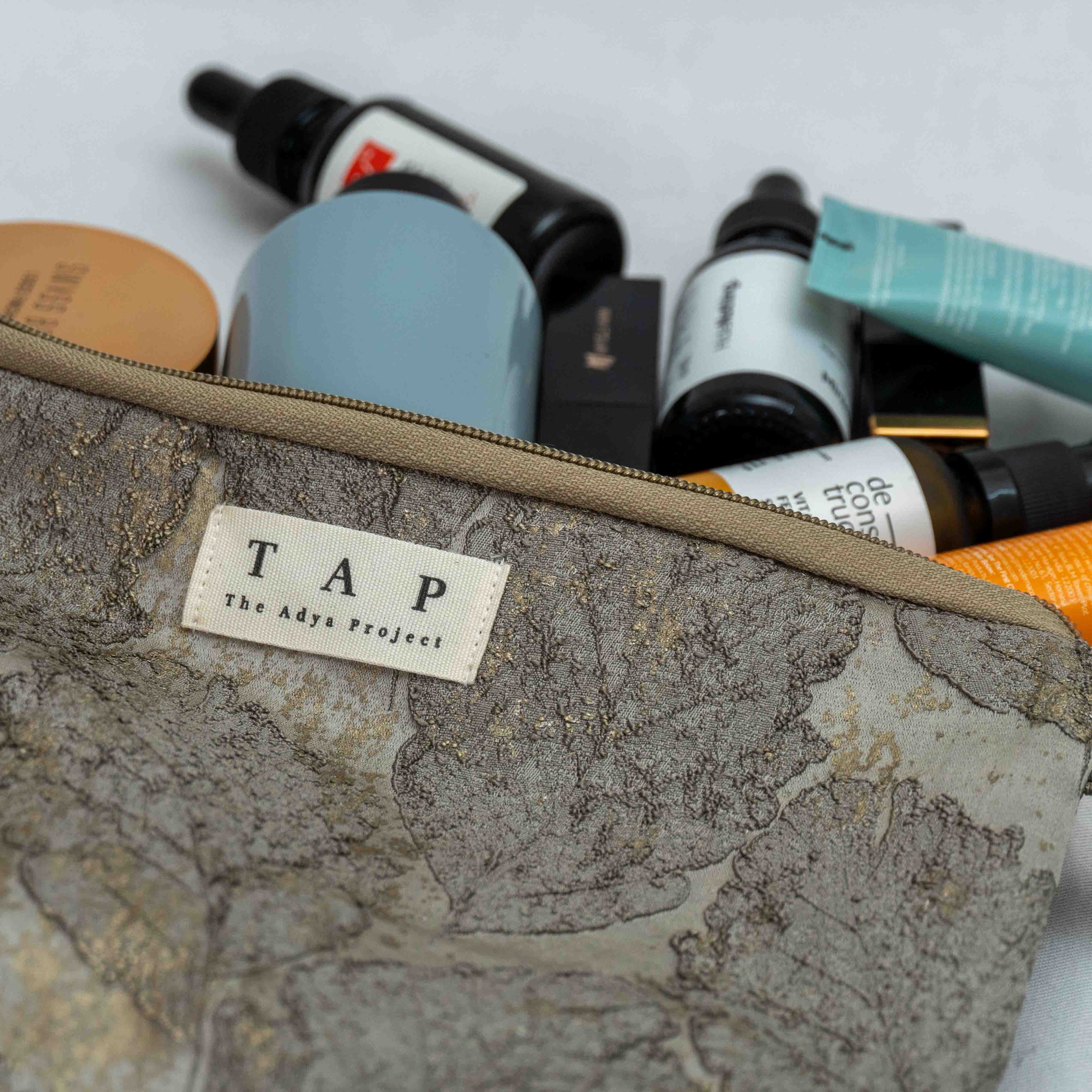 Botanical Grey Pouch - Chandigarh First