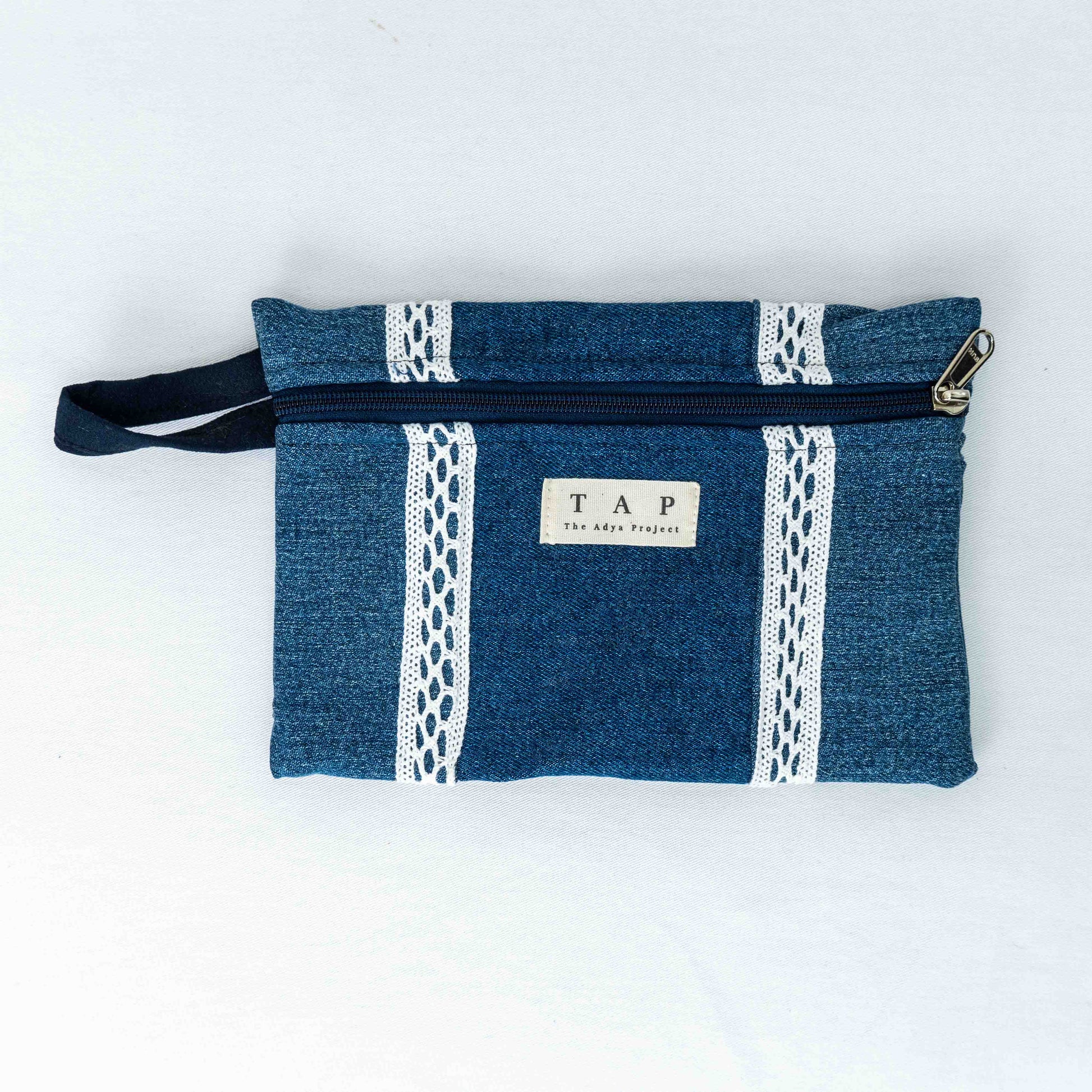Denim Lace Pouch - Chandigarh First