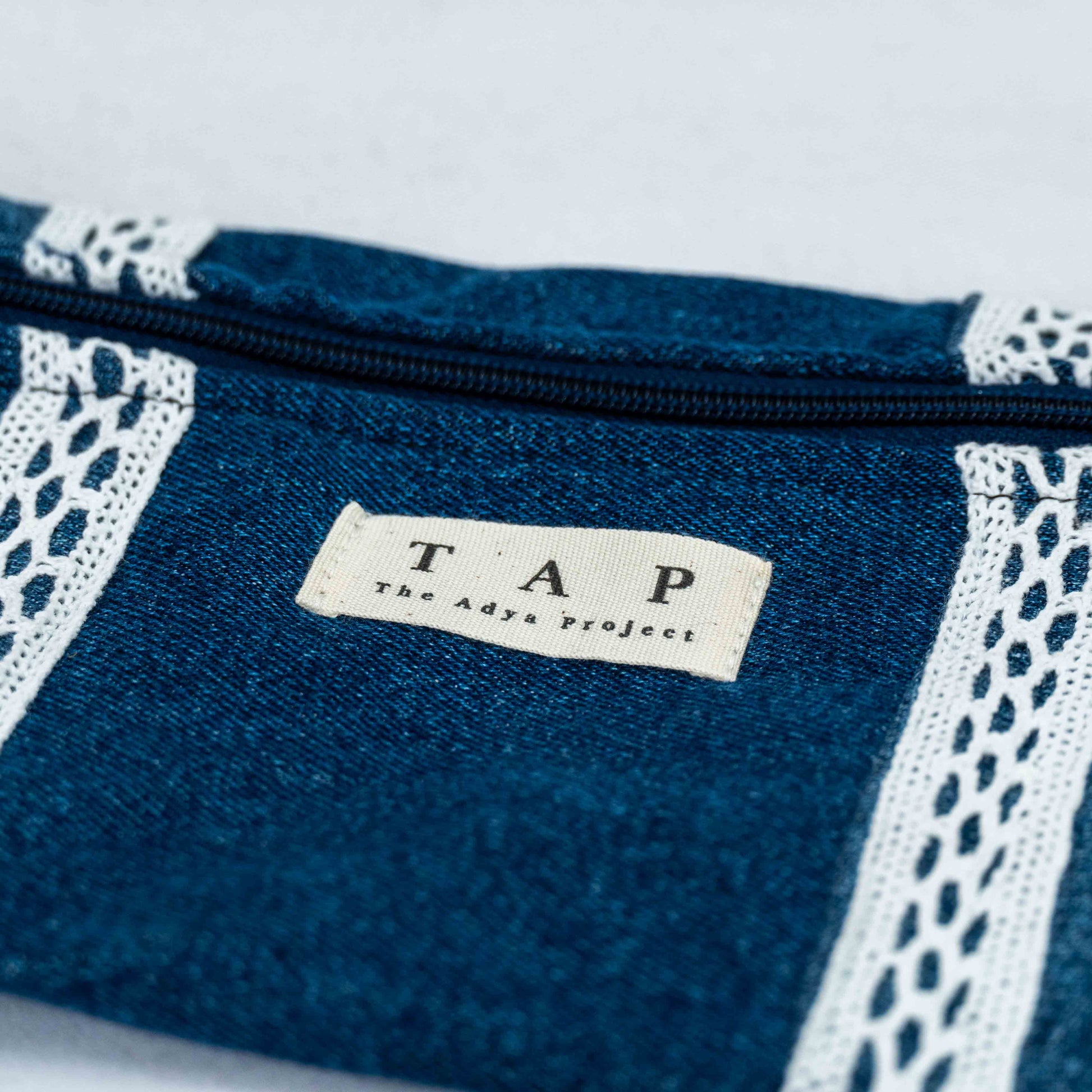 Denim Lace Pouch - Chandigarh First