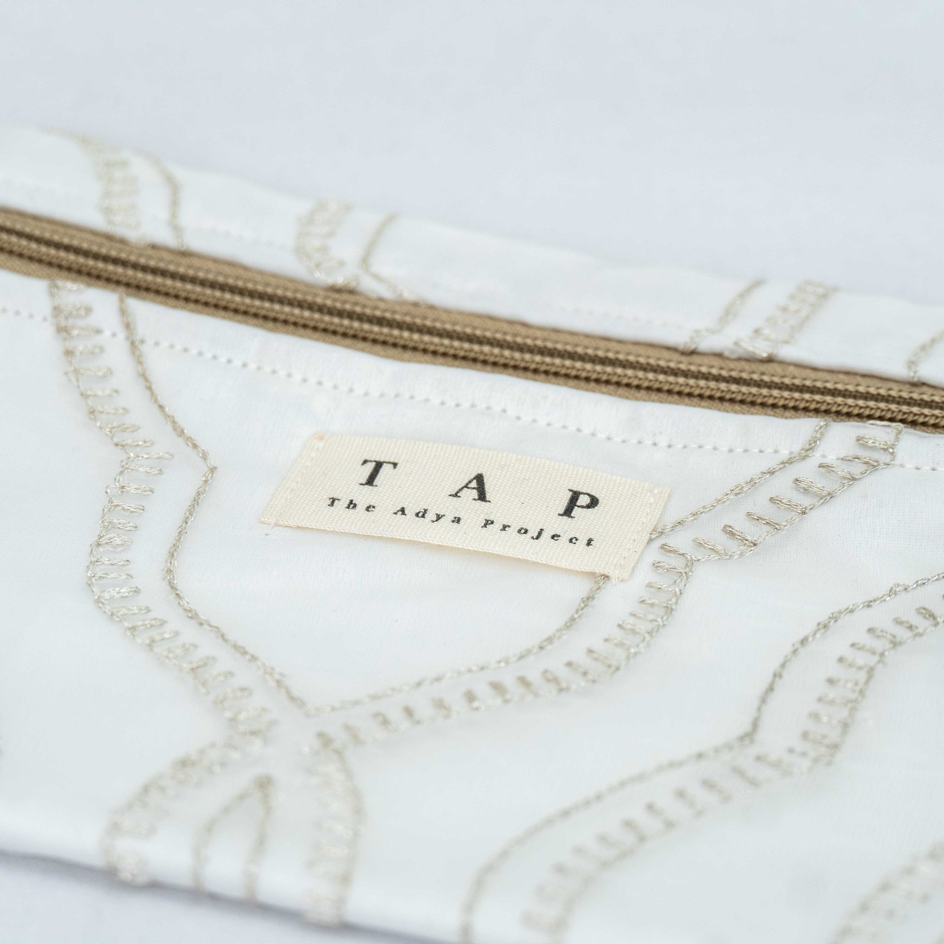 Luxe Gold Bloom Pouch - Chandigarh First