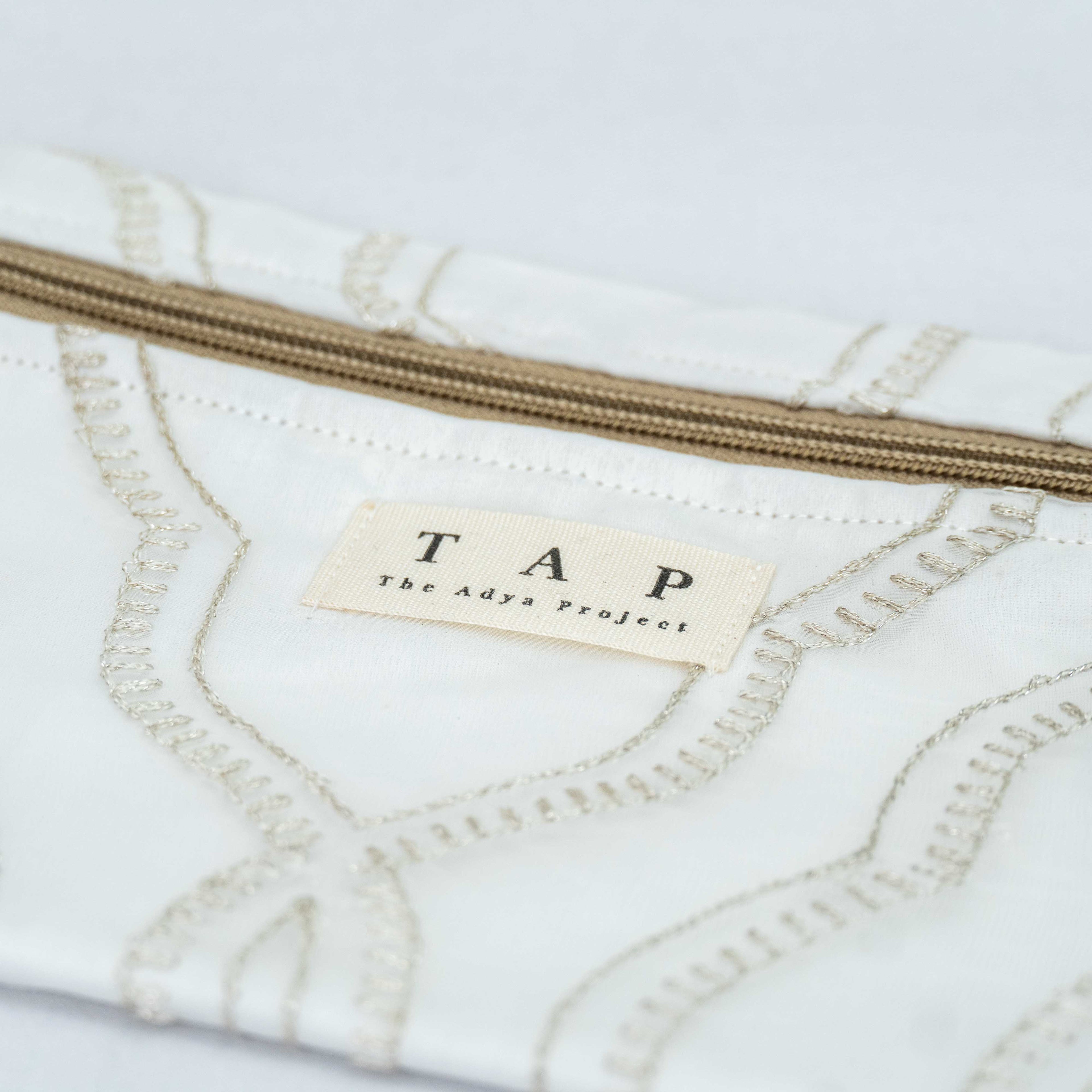 Luxe Gold Bloom Pouch - Chandigarh First