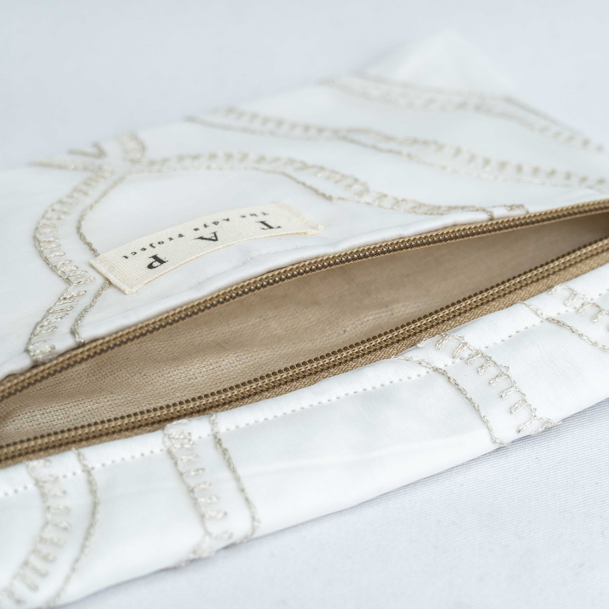 Luxe Gold Bloom Pouch - Chandigarh First