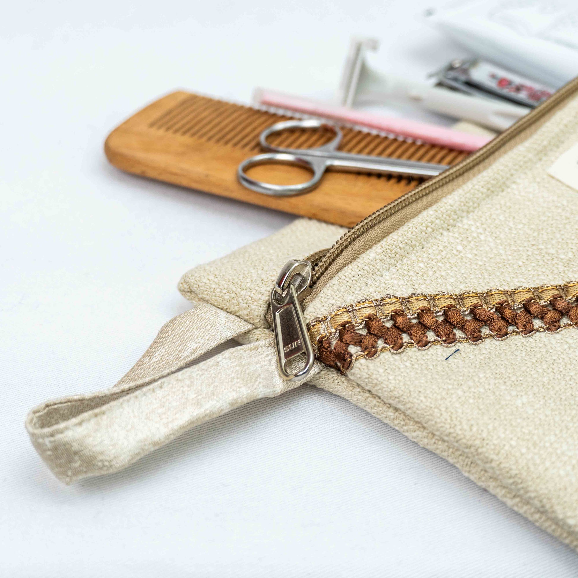Vintage Charm Pouch - Chandigarh First