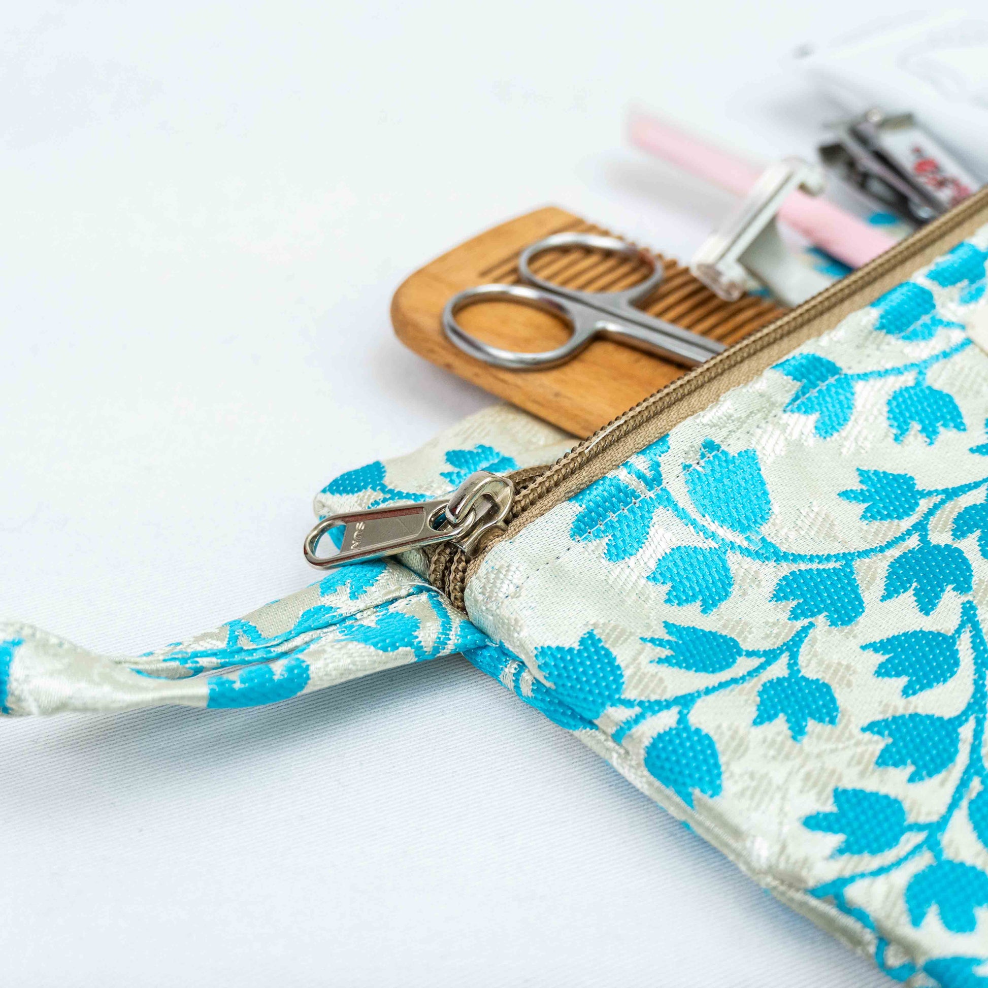 Floral Serenity Pouch - Chandigarh First