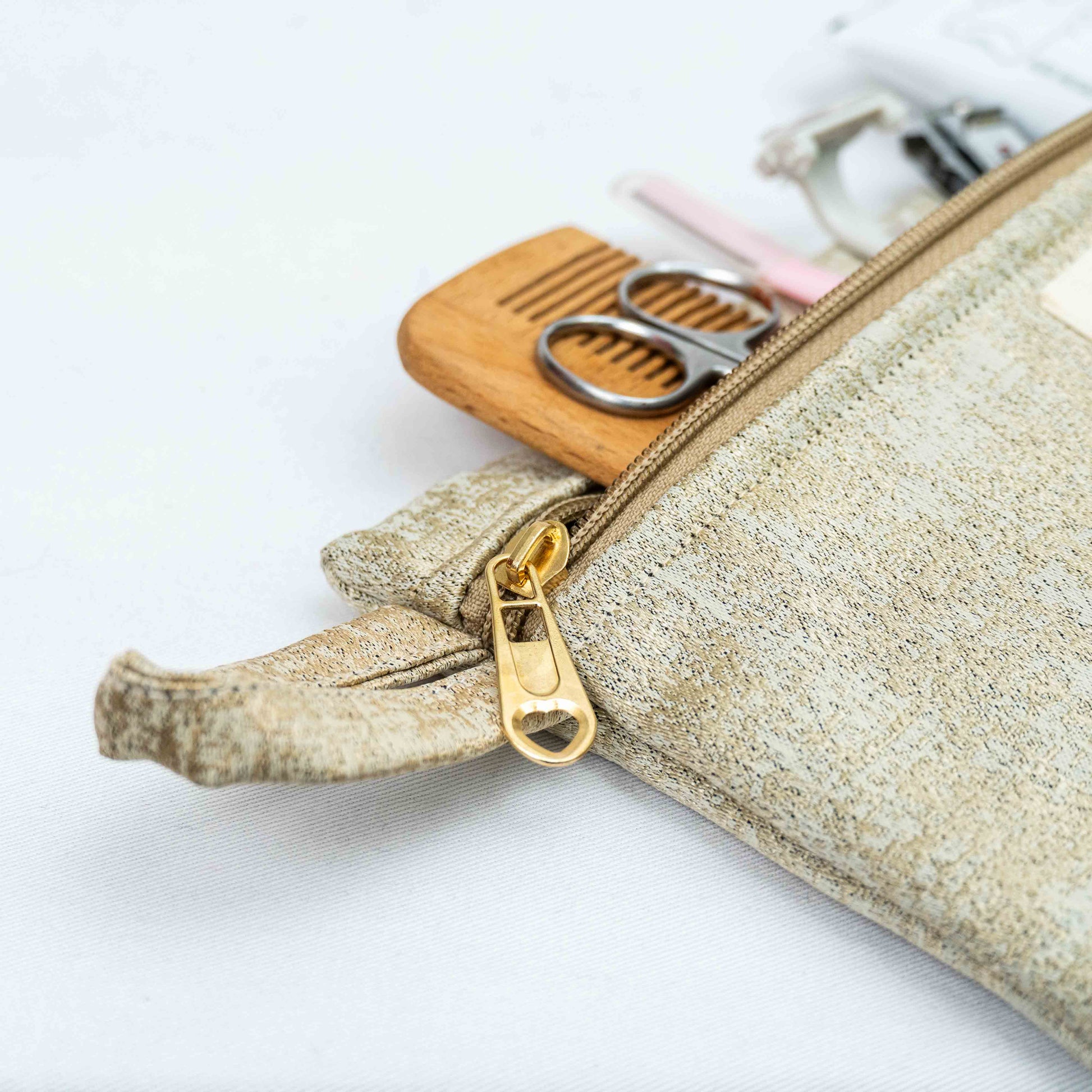 Classic Beige Pouch - Chandigarh First