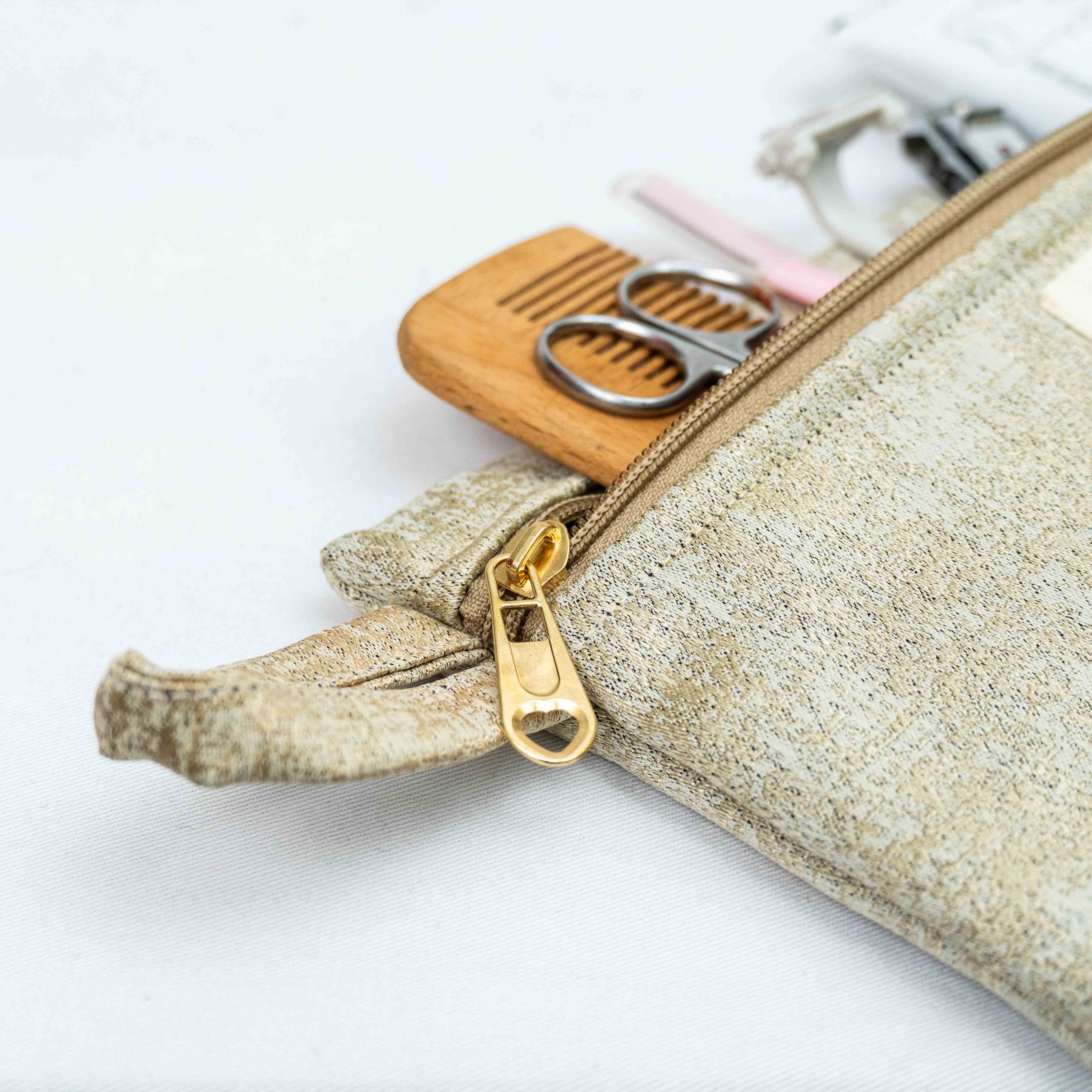Classic Beige Pouch - Chandigarh First