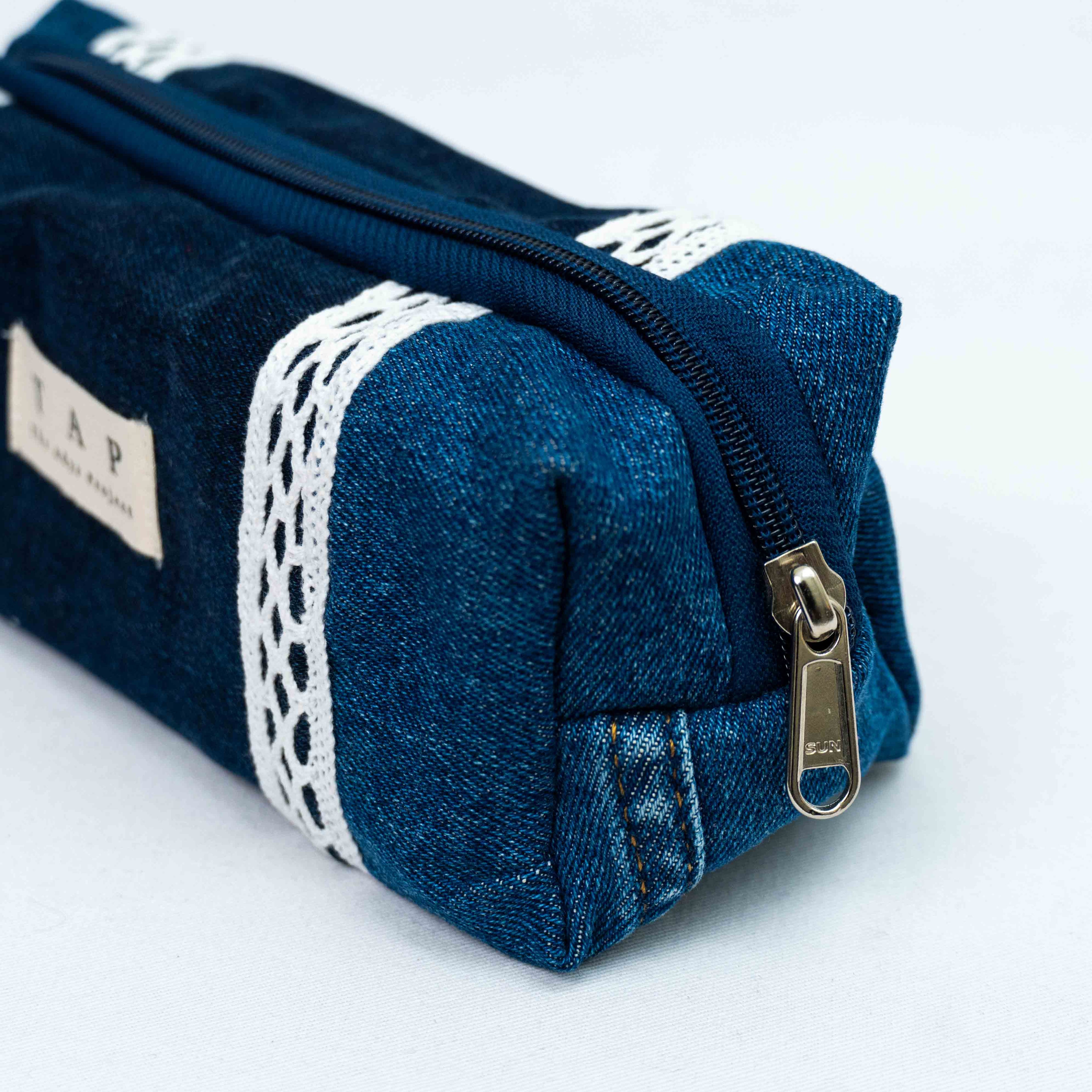Denim Lace Pouch - Chandigarh First
