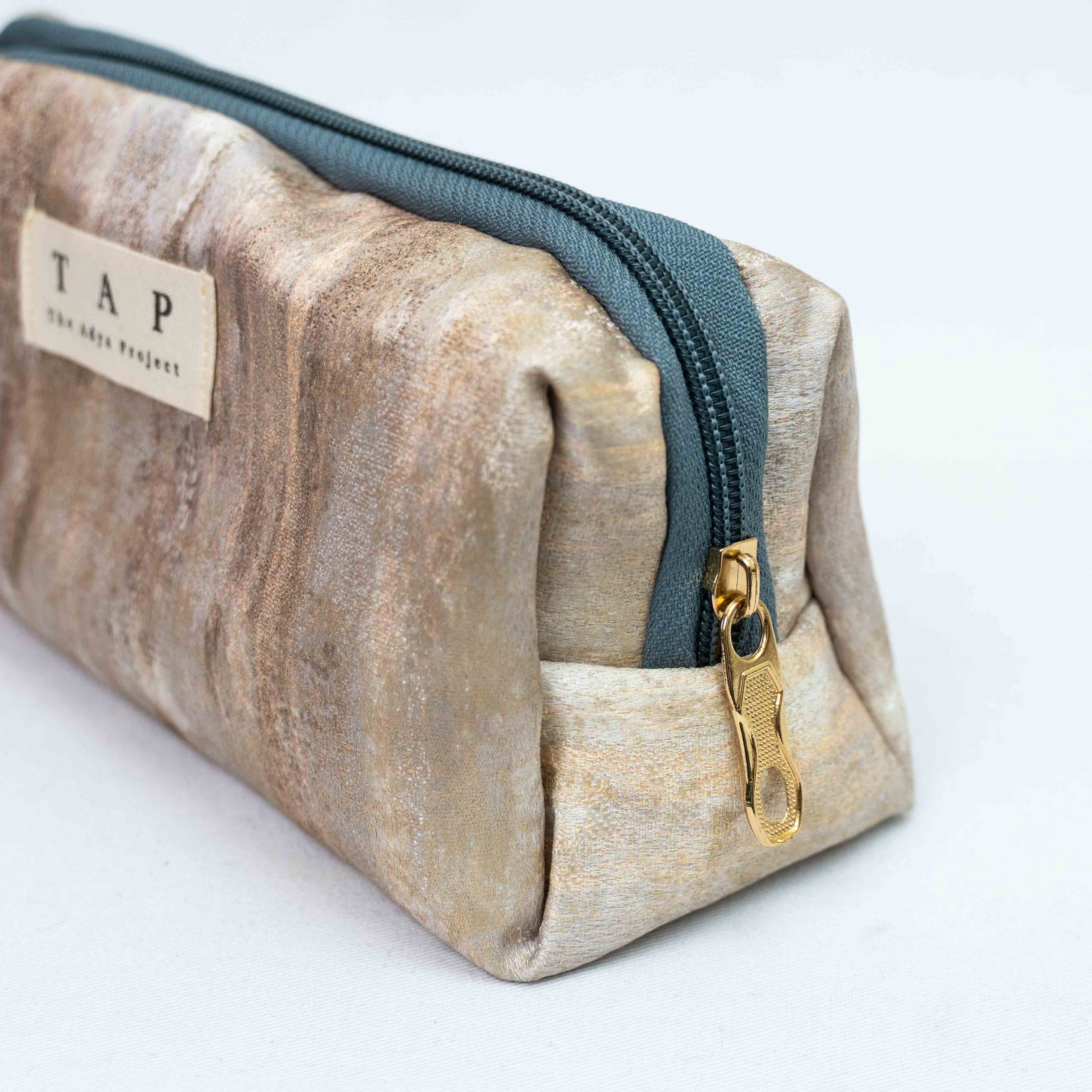 Silver Gold Luxe Pouch - Chandigarh First