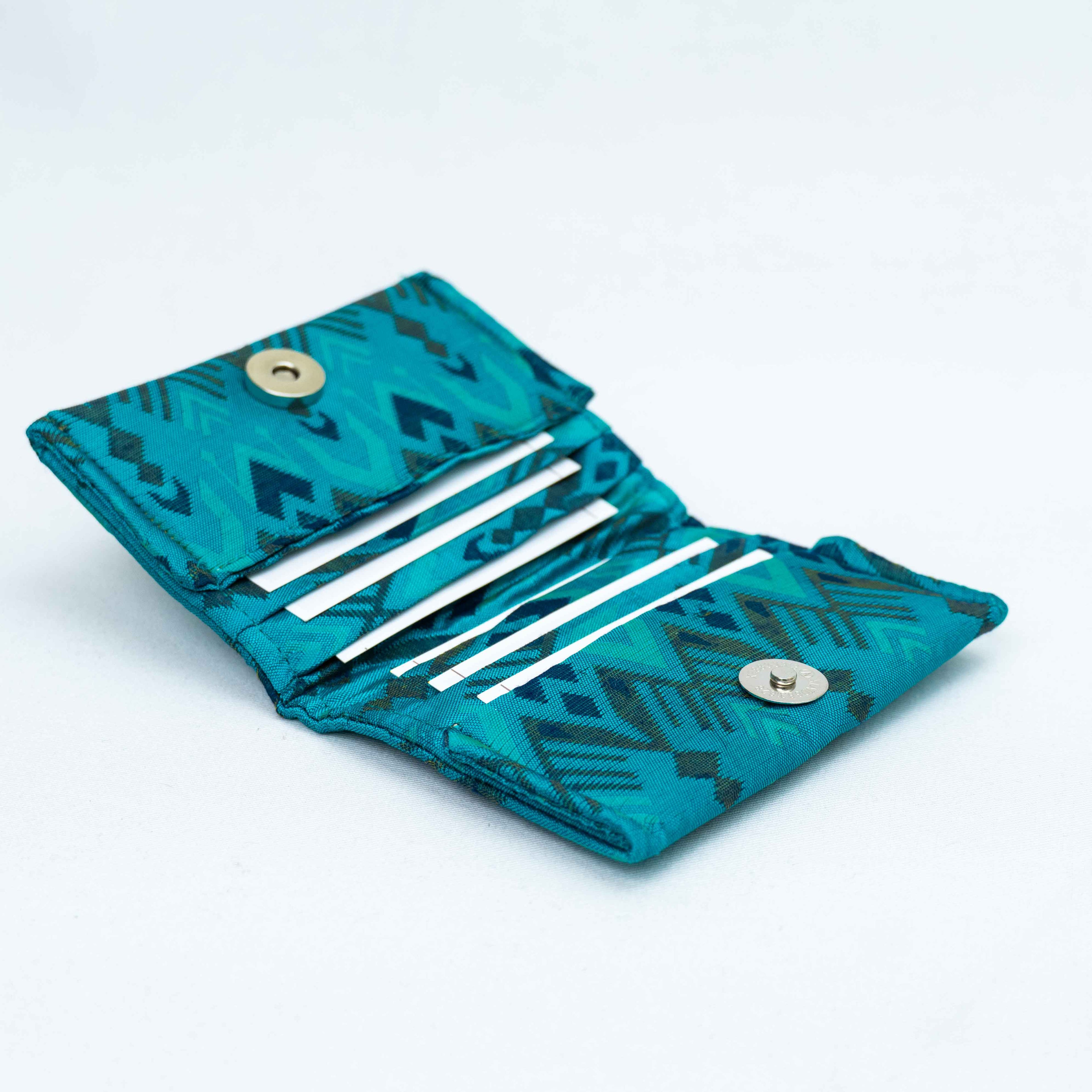 Aqua Ikat Wallet - Chandigarh First