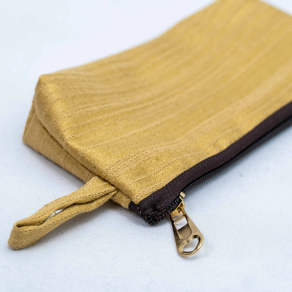 Luminous Gold Stationery Pouch
