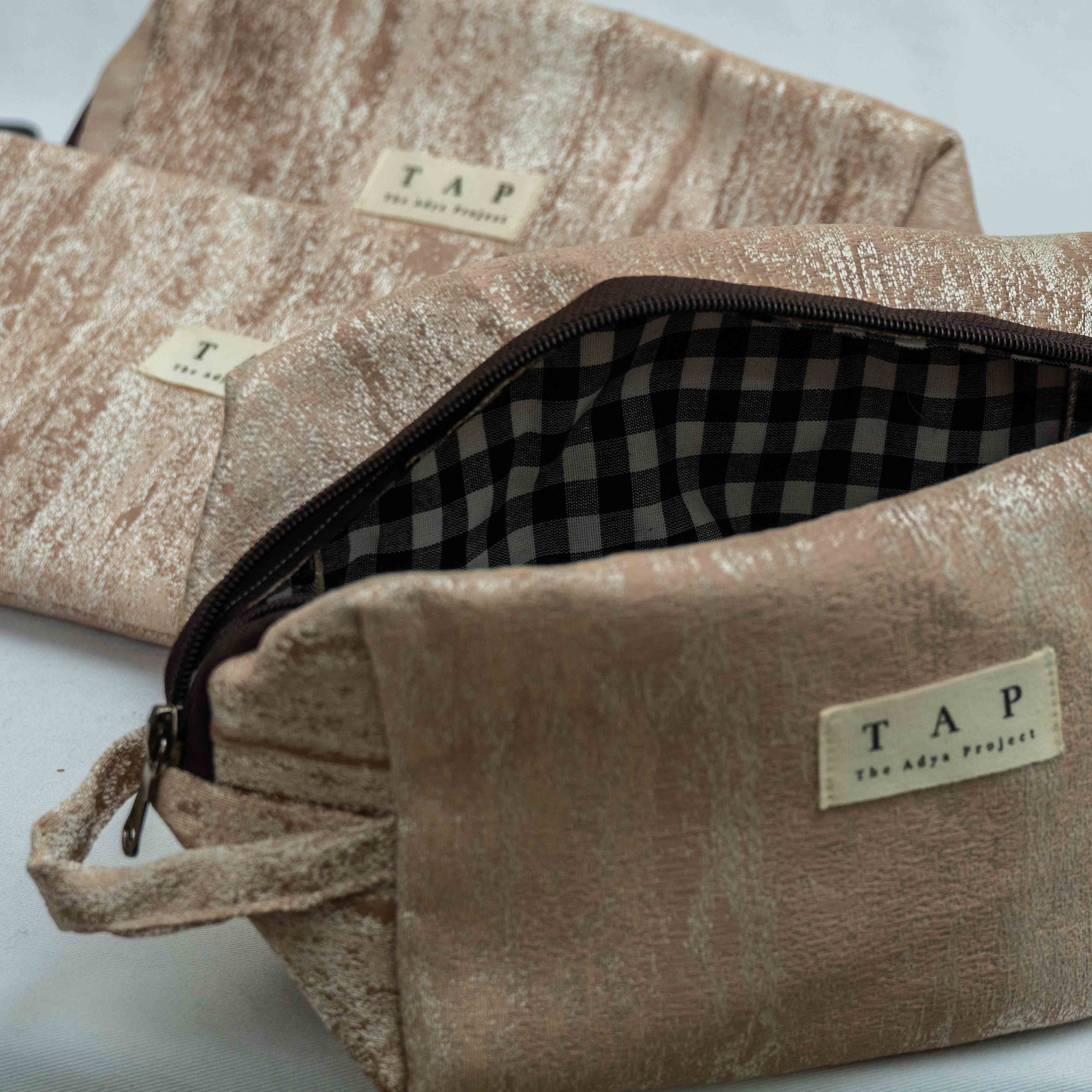 Blush Drapes Travel Kit