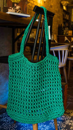 Olive Crochet Tote Bag (Limited Edition) - Chandigarh First