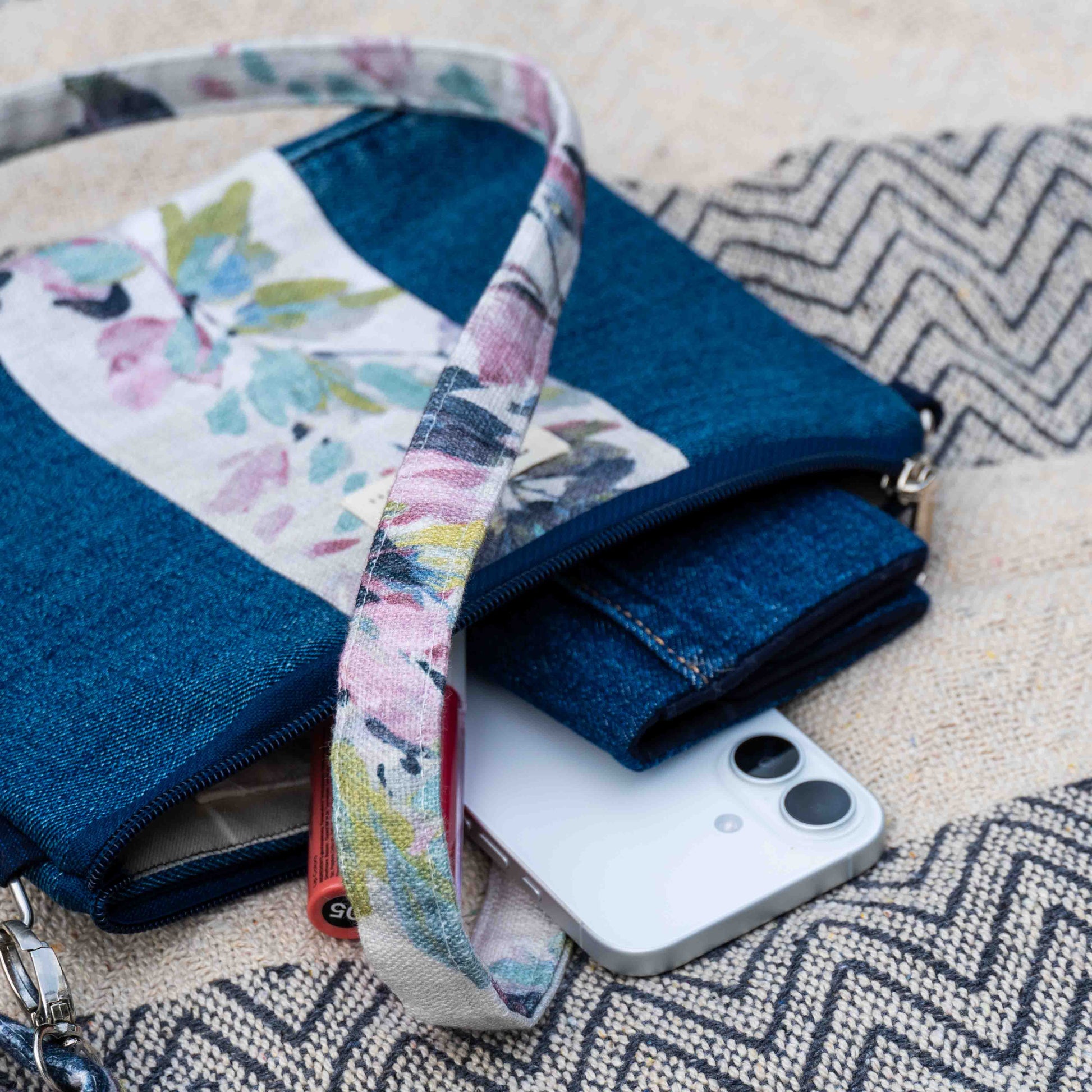 Denim Sling Bag - Chandigarh First