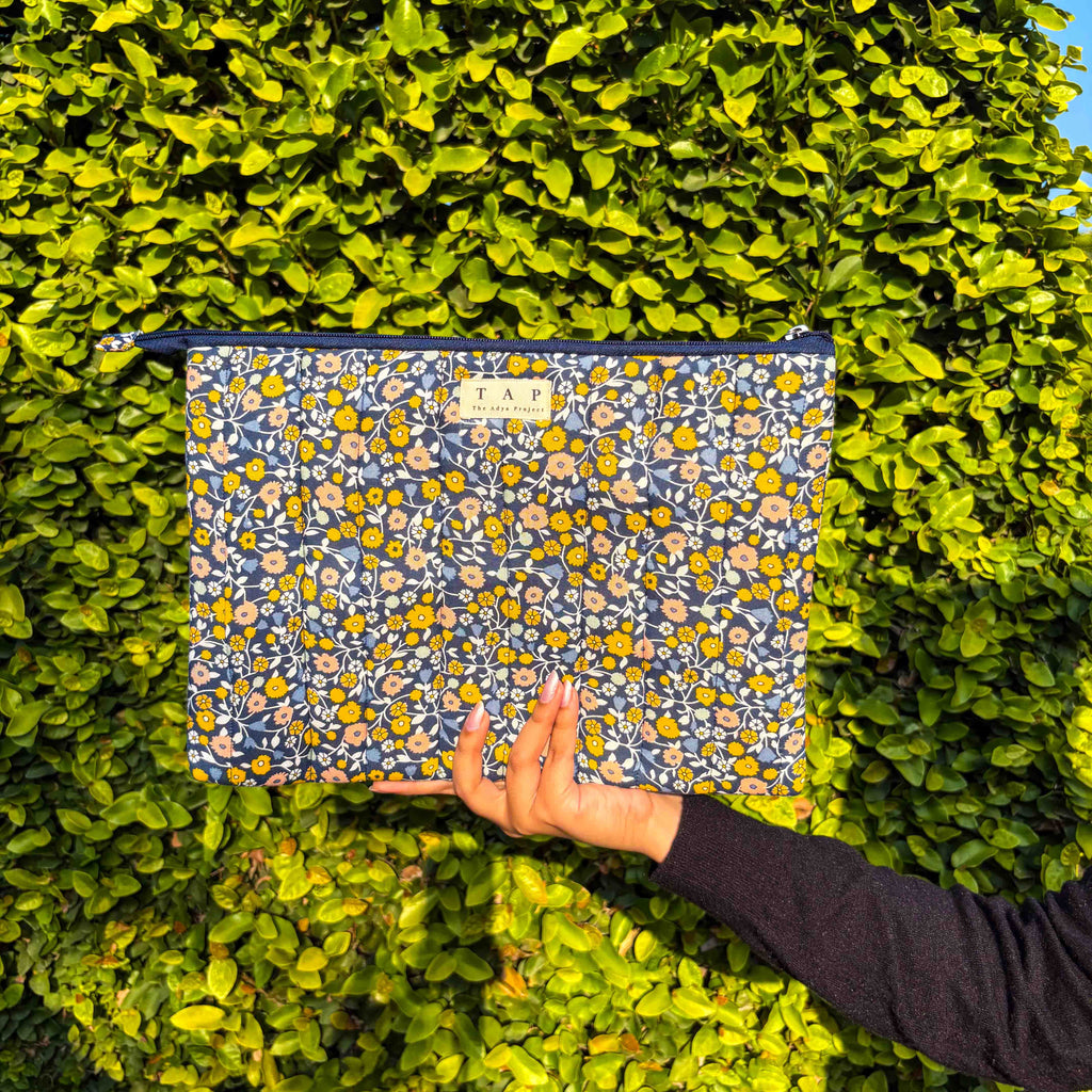 Indigo Petal Laptop Sleeve