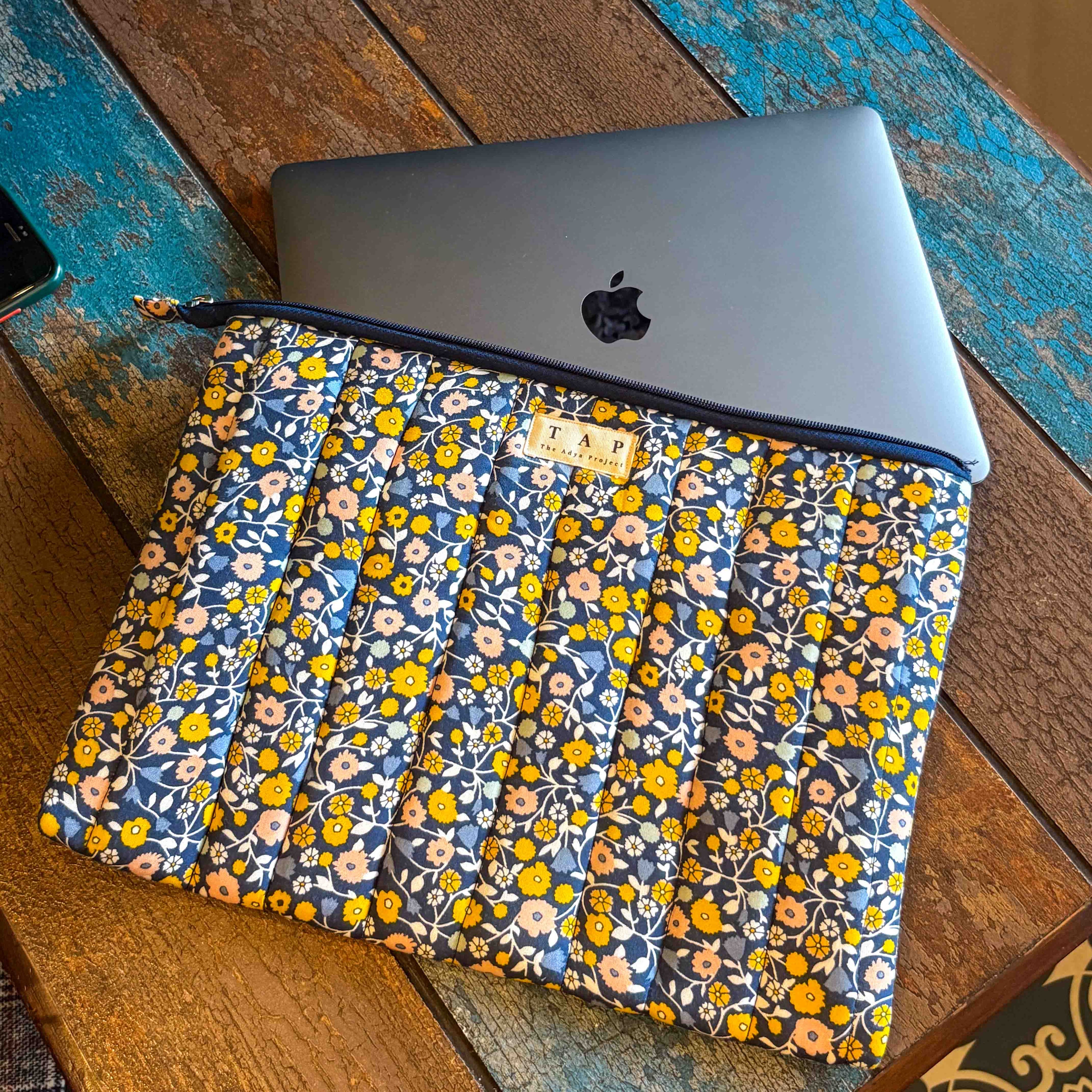Indigo Petal Laptop Sleeve