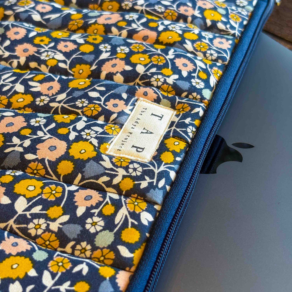 Indigo Petal Laptop Sleeve