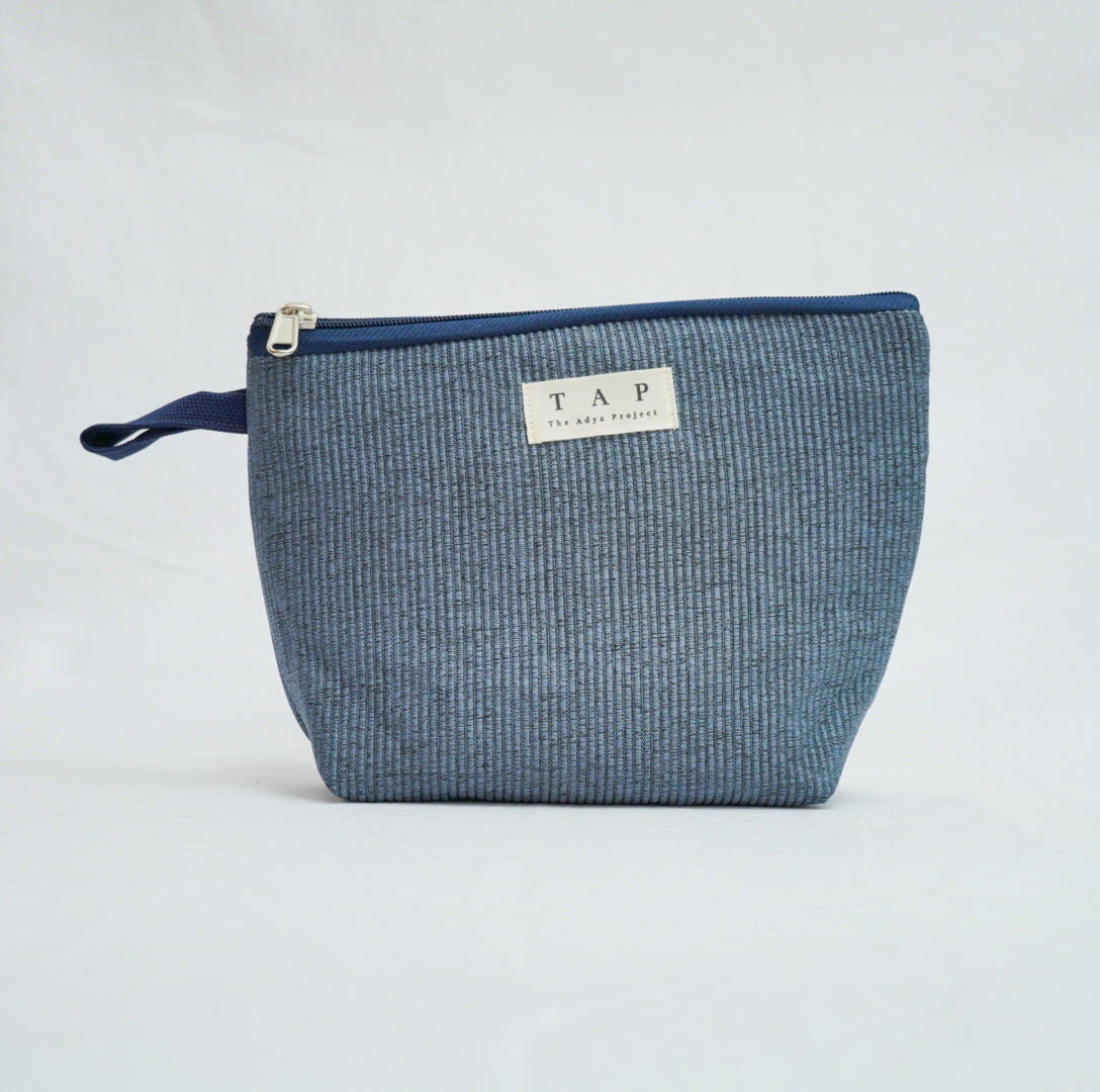 Corduroy Blue Pouch - Chandigarh First