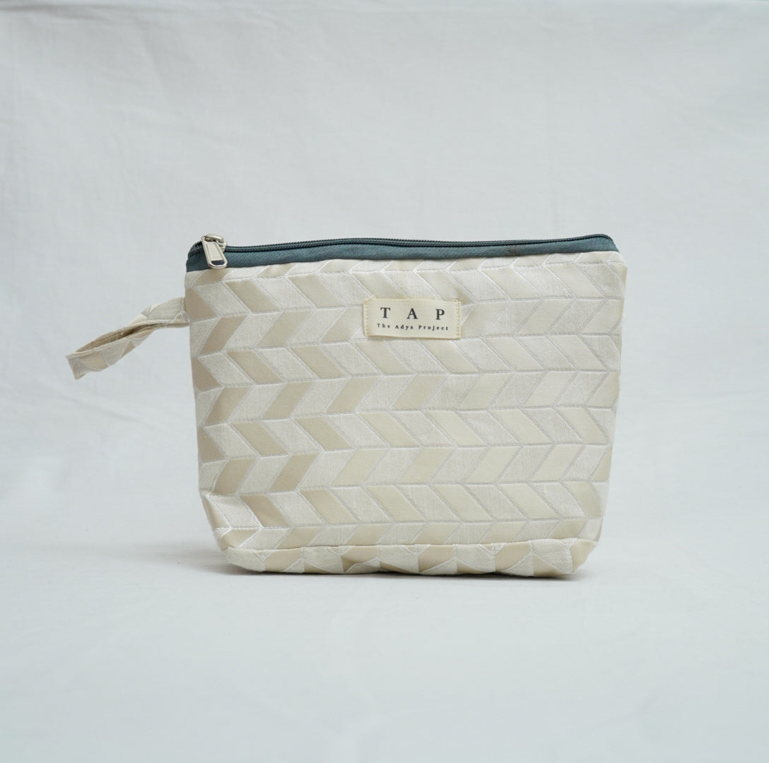 Golden Geometric Pouch - Chandigarh First