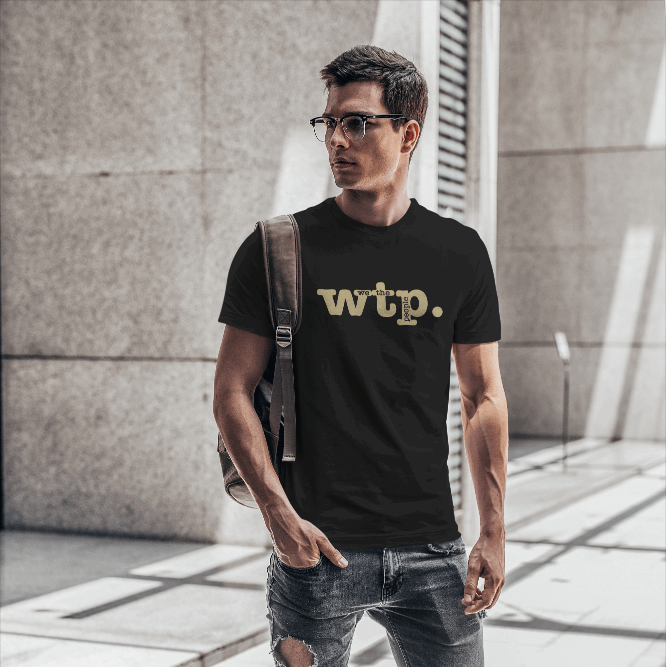 Classic Black Cotton T-Shirt - Chandigarh First