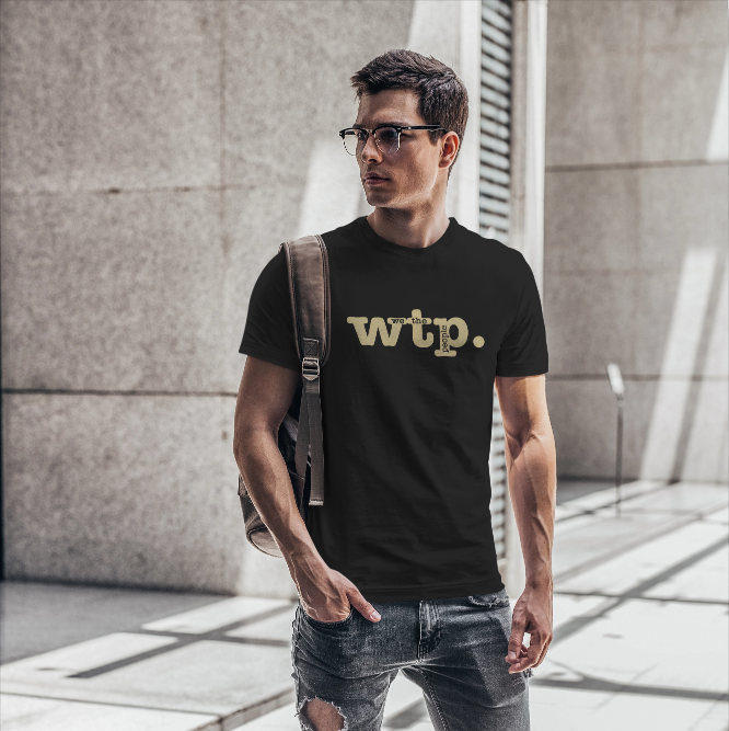 Classic Black Cotton T-Shirt - Chandigarh First