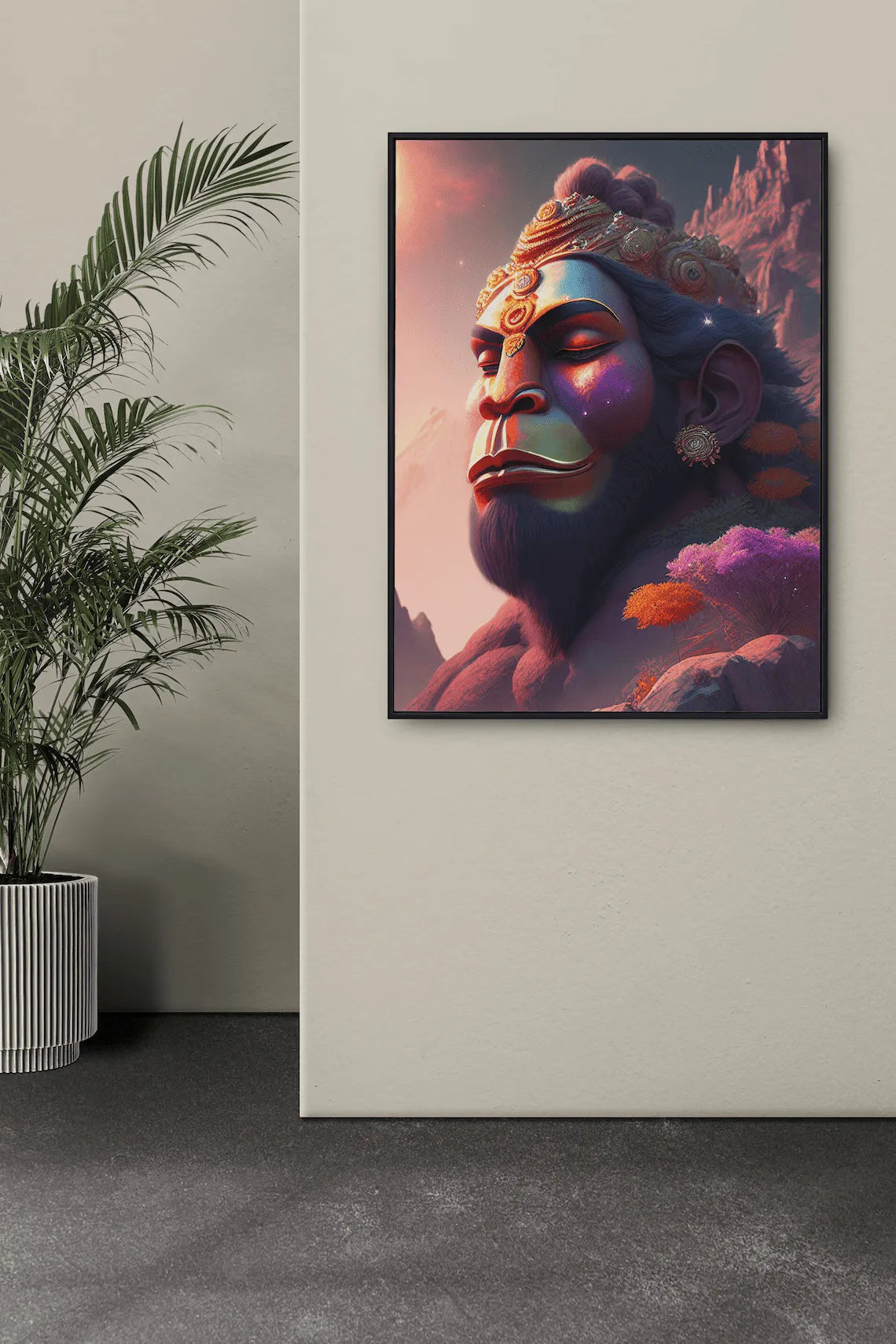 Hanuman Wall Art – Divine Strength & Spiritual Energy - Chandigarh First